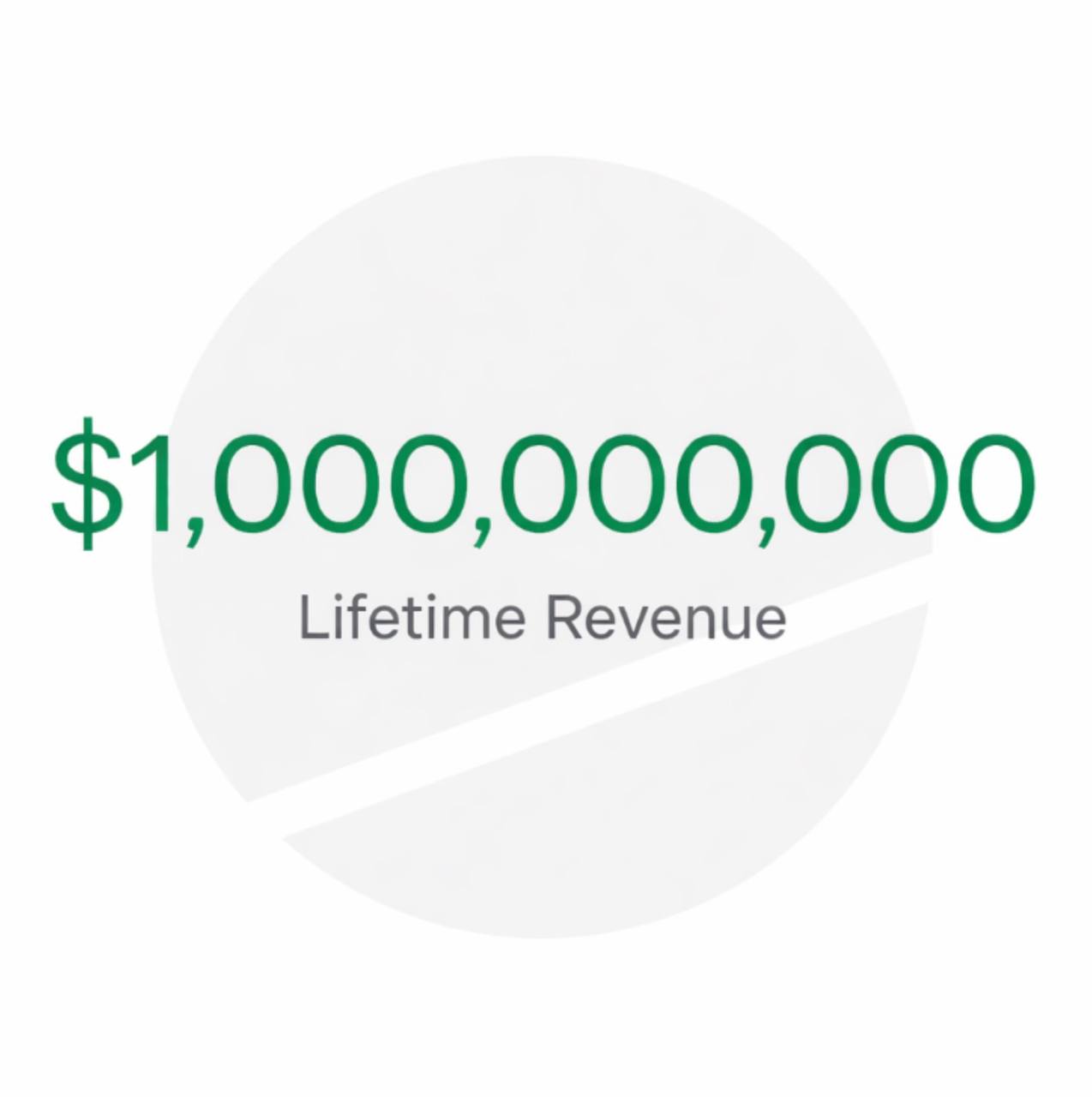 Pumpfun $1 Billion Lifetime Revenue
